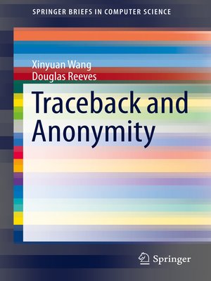 cover image of Traceback and Anonymity